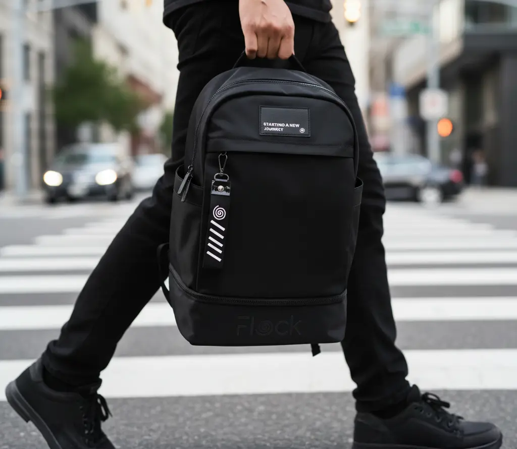 Morral Journey Croma Negro en escritorio