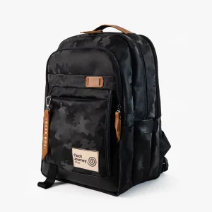 Morral Traveler Camo Negro Perfil