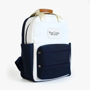 Totepack Navy Blanco Perfil