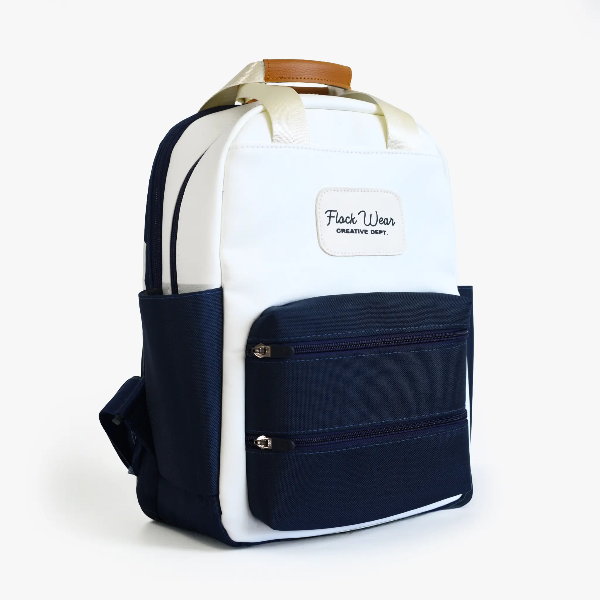 Totepack Navy Blanco