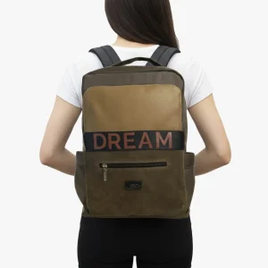Morral Dream Nubuk Oliva Modelo Mujer