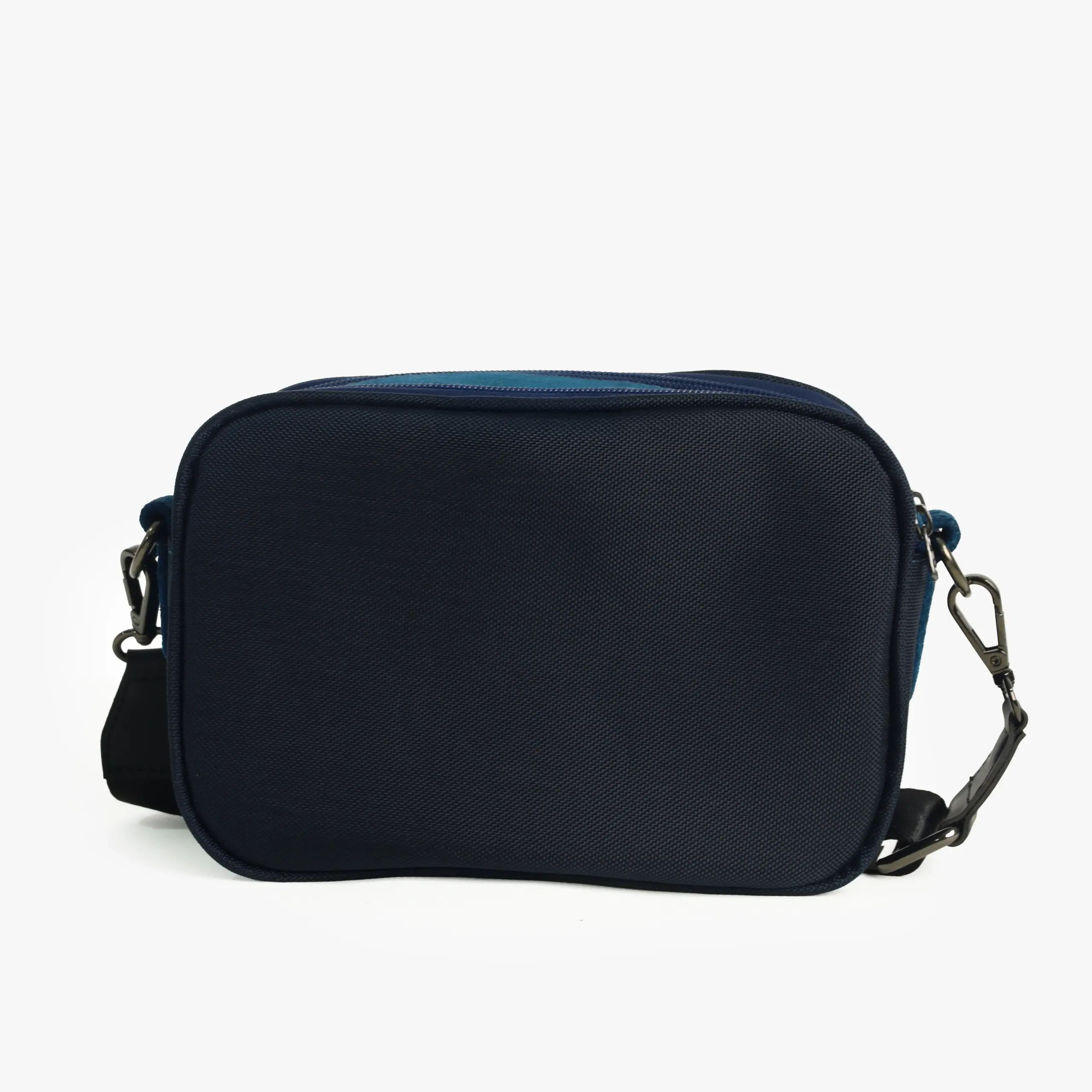 Crossbody Kairos Nubuk Azul