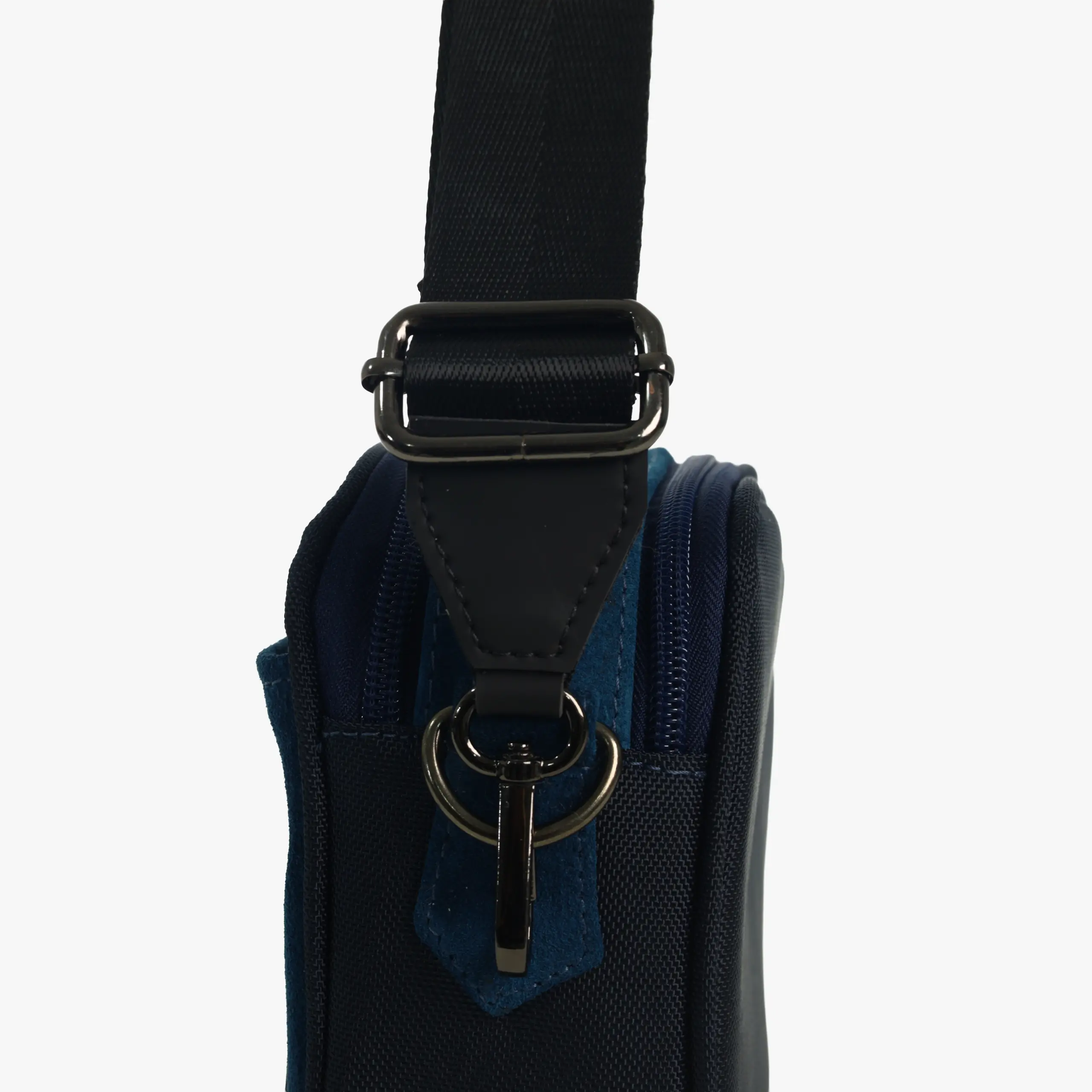 Crossbody Kairos Nubuk Azul