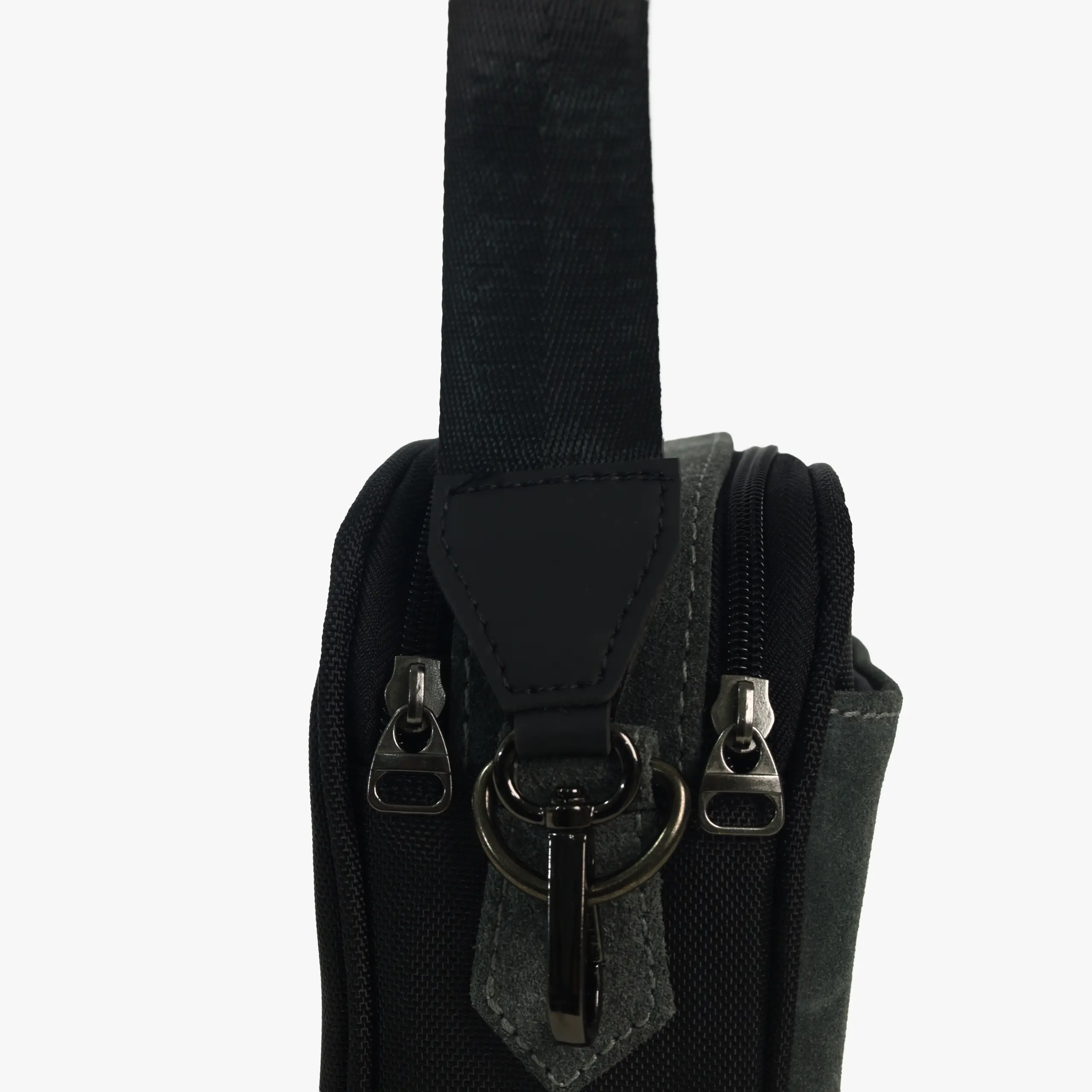 Crossbody Kairos Nubuk Negro