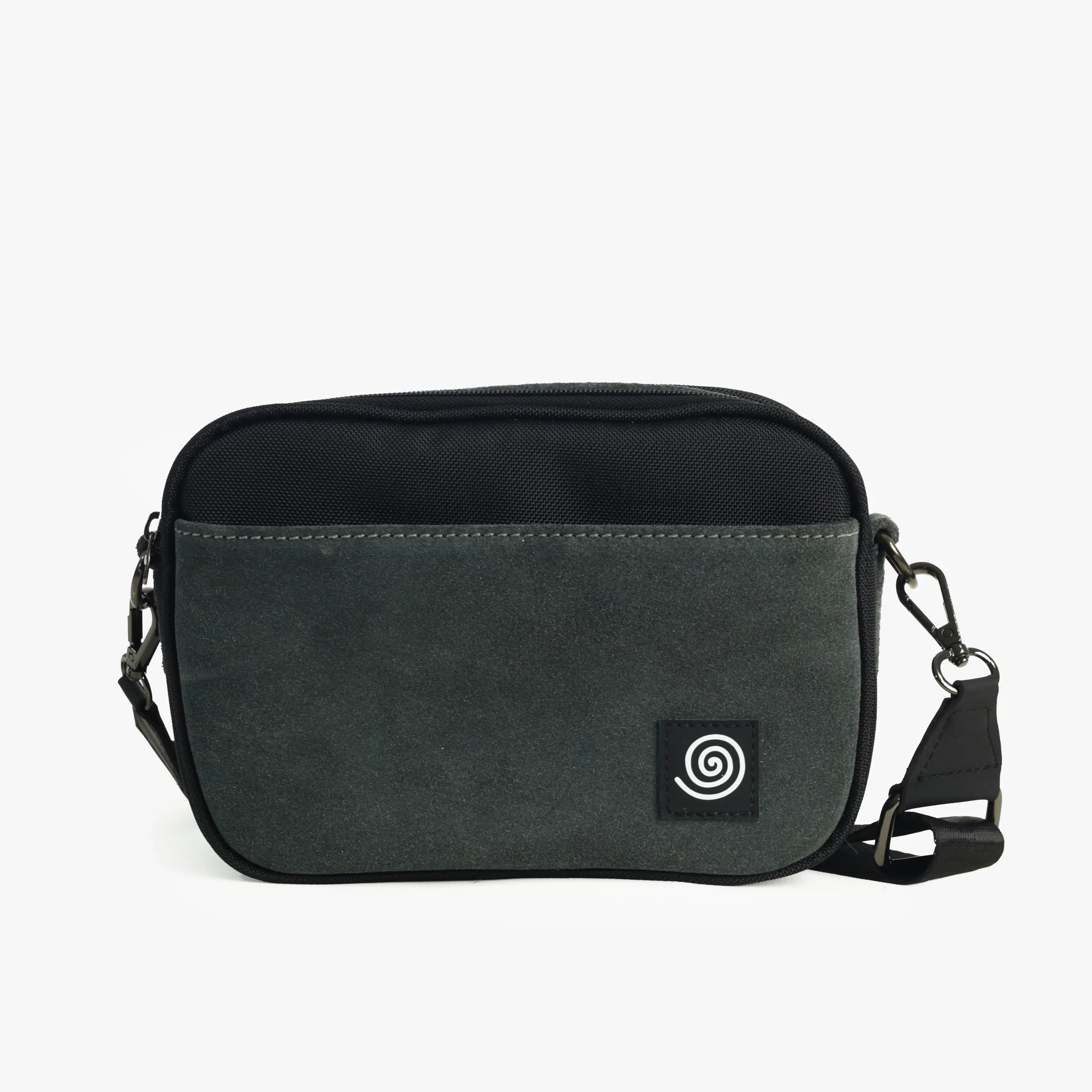 Crossbody Kairos Nubuk Negro