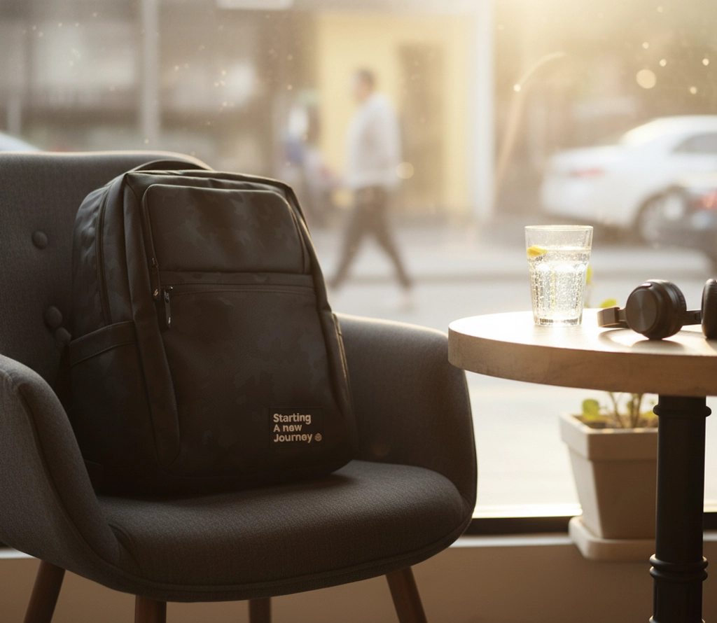 Morral Flock Camo Negro Interno