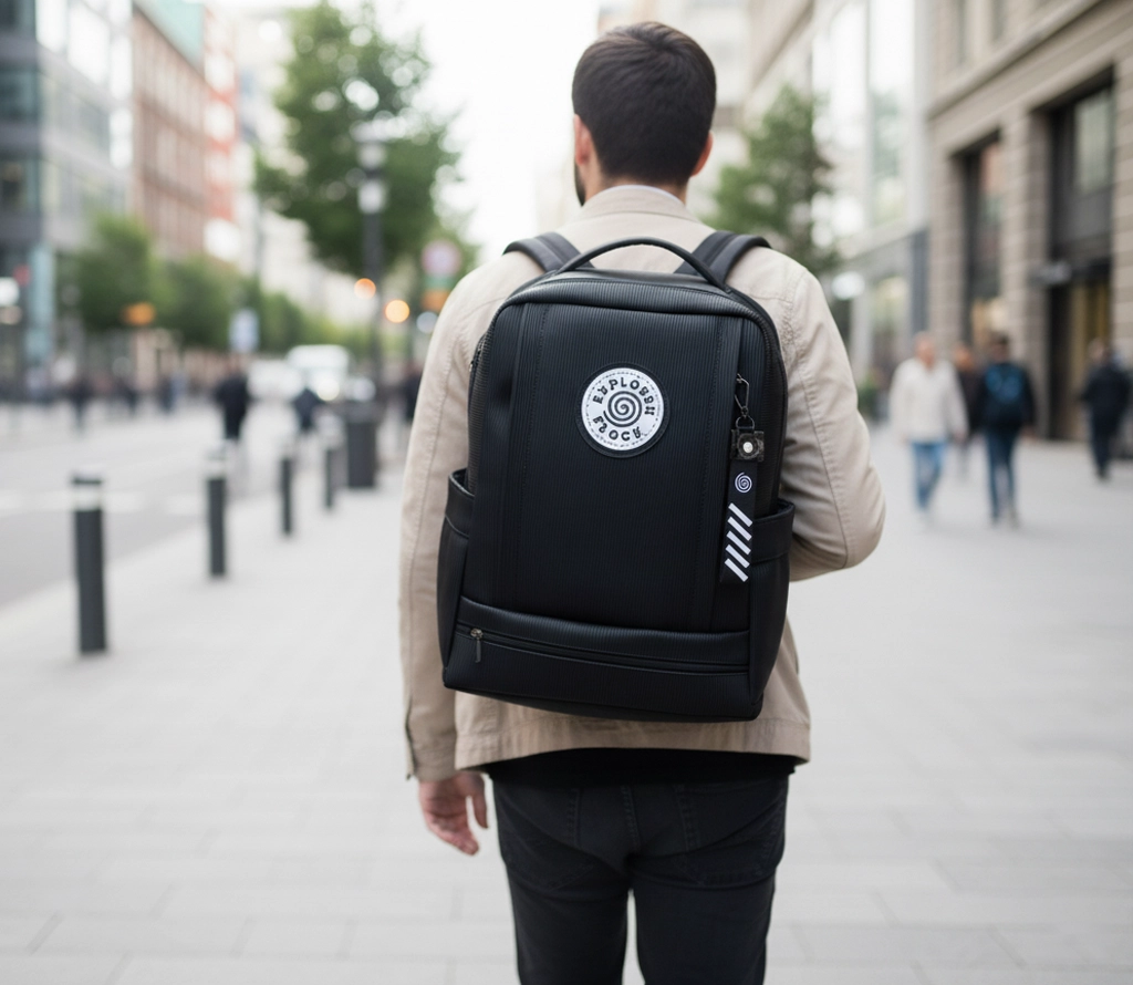 Morral Explorer Wave Negro Ciudad