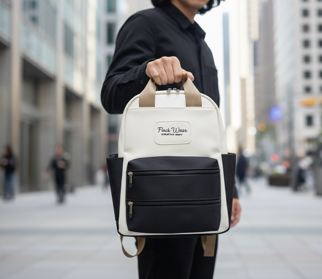 Totepack Cora navy Beige Ciudad