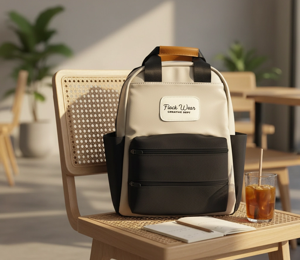 Totepack Cora navy Taupe Casa