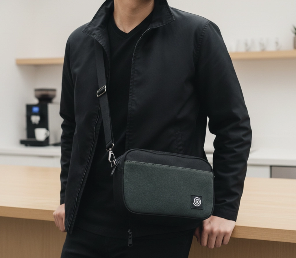 Manos Libres Kairos Nubuk Negro Stand