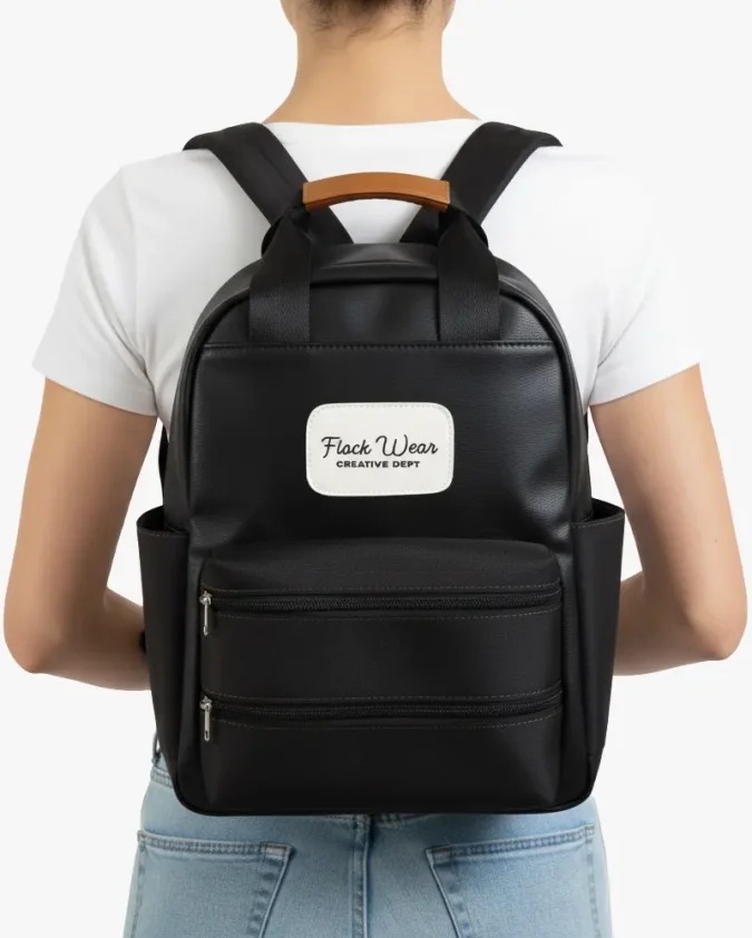 Totepack Cora Navy Negro Modelo